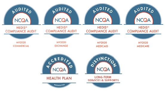 NCQA Accreditation badges